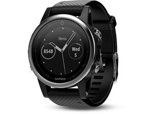 Garmin Fenix 5S - Silver with Black Band Garmin Fenix 5S - Silver with Black Band