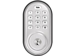 Yale Locks Assure Lock Push Button with Z-Wave in Satin Nickel (YRD216) Yale Locks Assure Lock Push Button with Z-Wave in Satin Nickel (YRD216)