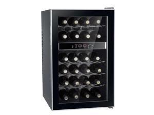 SPT WC-2462M 24-Bottle Dual-Zone Thermo-Electric Wine Cooler, Black SPT WC-2462M 24-Bottle Dual-Zone Thermo-Electric Wine Cooler, Black