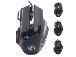 BLUETTEK Professional Wired Gaming Mouse, X7 Optical 3200DPI Gaming Mice, 7 Button Colorful LED USB Gamer Mice for WOW RAZER LOL CF CS BLUETTEK Professional Wired Gaming Mouse, X7 Optical 3200DPI Gaming Mice, 7 Button Colorful LED USB Gamer Mice for WOW RAZER LOL CF CS