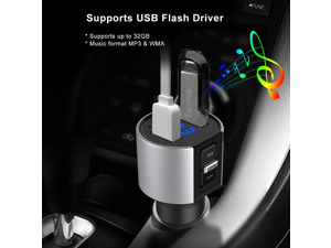 Bluetooth Fm Transmitter, Wireless In-Car Bluetooth Audio Receiver MP3 Player Bluetooth Fm Transmitter, Wireless In-Car Bluetooth Audio Receiver MP3 Player