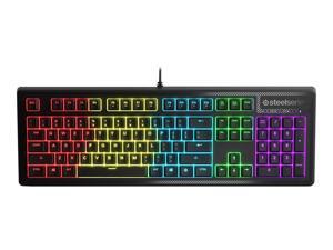 SteelSeries Apex 150 RGB Gaming Keyboard - Tactile & Silent - RGB LED Backlit Keys - Splash Resistant - Media Controls SteelSeries Apex 150 RGB Gaming Keyboard - Tactile & Silent - RGB LED Backlit Keys - Splash Resistant - Media Controls