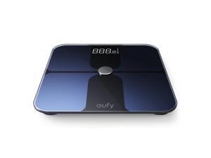 eufy BodySense Smart Scale with Bluetooth, Large LED Display, Weight/Body Fat/BMI/Fitness Body Composition Analysis, Auto On/Off, Auto Zeroing, Tempered Glass Surface, Black/White, lbs/kg/st Units eufy BodySense Smart Scale with Bluetooth, Large LED Display, Weight/Body Fat/BMI/Fitness Body Composition Analysis, Auto On/Off, Auto Zeroing, Tempered Glass Surface, Black/White, lbs/kg/st Units