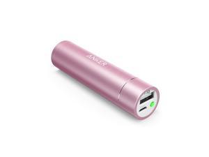 Anker PowerCore+ Mini, 3350mAh Lipstick-Sized Portable Charger (Premium Aluminum Power Bank), One of The Most Compact External Batteries, Compatible with iPhone, Android Smartphones and More (Pink) Anker PowerCore+ Mini, 3350mAh Lipstick-Sized Portable Charger (Premium Aluminum Power Bank), One of The Most Compact External Batteries, Compatible with iPhone, Android Smartphones and More (Pink)