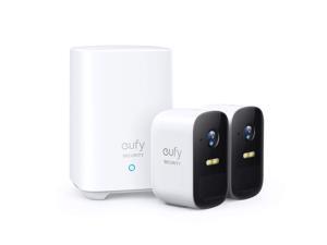 eufy Security by Anker, eufyCam 2C 2-Cam Kit, Wireless Home Security System with 180-Day Battery Life, 1080p HD, IP67, Night Vision, No Monthly Fee eufy Security by Anker, eufyCam 2C 2-Cam Kit, Wireless Home Security System with 180-Day Battery Life, 1080p HD, IP67, Night Vision, No Monthly Fee