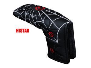 HISTAR Golf Blade Putter Head Cover headcover Spider Web Design HISTAR Golf Blade Putter Head Cover headcover Spider Web Design