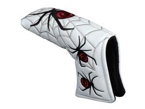HISTAR Golf Blade Putter Head Cover headcover Spider Web Design HISTAR Golf Blade Putter Head Cover headcover Spider Web Design