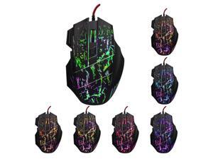 LUOM Cool 5500DPI Gaming Mouse, 7 Buttons Wired Optical Game Mice Colorful LED Backlit Light For Gamer Computer Laptop PC Games LUOM Cool 5500DPI Gaming Mouse, 7 Buttons Wired Optical Game Mice Colorful LED Backlit Light For Gamer Computer Laptop PC Games