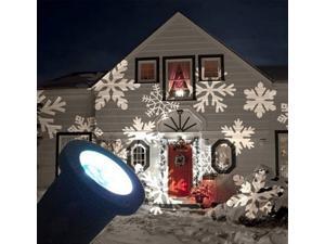 Jieyuteks Christmas Lights Xmas Snowflake Decorations Outdoor LED Light Projector Waterproof Moving Projection Light Indoor Decor for Holiday Party Landscape Garden Decoration, Cool White Jieyuteks Christmas Lights Xmas Snowflake Decorations Outdoor LED Light Projector Waterproof Moving Projection Light Indoor Decor for Holiday Party Landscape Garden Decoration, Cool White