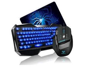 AULA Wired LED Backlit Multimedia Ergonomic Usb Gaming Keyboard Mouse Combo illuminated 2000DPI Optical Gamer Mouse Sets + Mouse Pad AULA Wired LED Backlit Multimedia Ergonomic Usb Gaming Keyboard Mouse Combo illuminated 2000DPI Optical Gamer Mouse Sets + Mouse Pad
