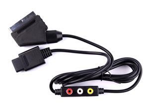 Hellfire Trading RGB AV HD TV SCART CABLE LEAD FOR NINTENDO GAMECUBE GC NGC WITH AV OUTPOUTS NEW Hellfire Trading RGB AV HD TV SCART CABLE LEAD FOR NINTENDO GAMECUBE GC NGC WITH AV OUTPOUTS NEW