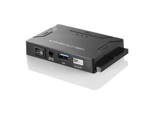 USB 3.0 to IDE/SATA Converter Adapter Combo with Power Switch for 2.5"/3.5"SATA /IDE/SSD Hard Drive Disks, Support 6TB, Include 12V 2APower Adapter & USB 3.0 Cable for Laptop USB 3.0 to IDE/SATA Converter Adapter Combo with Power Switch for 2.5"/3.5"SATA /IDE/SSD Hard Drive Disks, Support 6TB, Include 12V 2APower Adapter & USB 3.0 Cable for Laptop