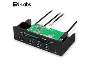EnLabs U2CR5253U3CESATA 5.25 inch PC Case Front panel All-in-1 Multifunction USB 2.0 Card Reader w/ 3 Port USB3.0,Type-C, eSATA ,Support MD,SD/MMC,XD,TF,M2,MS,64G CF Card EnLabs U2CR5253U3CESATA 5.25 inch PC Case Front panel All-in-1 Multifunction USB 2.0 Card Reader w/ 3 Port USB3.0,Type-C, eSATA ,Support MD,SD/MMC,XD,TF,M2,MS,64G CF Card