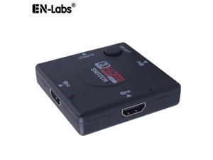 EnLabs HDMI1X3SW Manual Select 3-Port 1080p HDMI Switch,3 In 1 Out Full HD 1920x1080 HDMI Switcher for HDMI,DVD,PC& More EnLabs HDMI1X3SW Manual Select 3-Port 1080p HDMI Switch,3 In 1 Out Full HD 1920x1080 HDMI Switcher for HDMI,DVD,PC& More