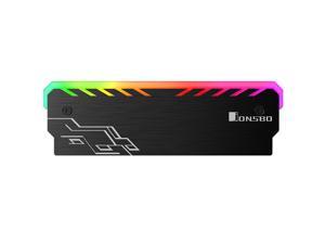 Jonsbo NC-1 RAM Cooler Aluminum RGB Desktop Memory Heatsink - Black Jonsbo NC-1 RAM Cooler Aluminum RGB Desktop Memory Heatsink - Black
