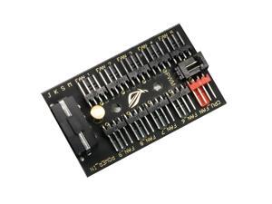 Honsdom Chassis Fan Hub CPU Cooling HUB 10 Port 12V 3 Pin/4 Pin Fan PWM Fan Hub Controller Power from Molex 4Pin Interface Honsdom Chassis Fan Hub CPU Cooling HUB 10 Port 12V 3 Pin/4 Pin Fan PWM Fan Hub Controller Power from Molex 4Pin Interface