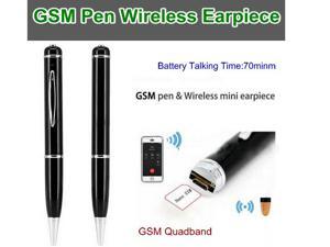 GSM Pen&Wireless Earpiece, GSM Quadband,Mini C919 Earpiece, Battery Talking Time 70min UHF Audio Listening Device With Earpeice GSM Pen&Wireless Earpiece, GSM Quadband,Mini C919 Earpiece, Battery Talking Time 70min UHF Audio Listening Device With Earpeice
