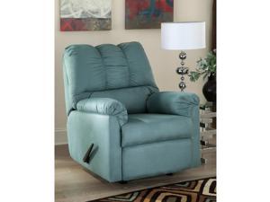 Signature Design by Ashley Darcy Rocker Recliner in Sky Microfiber Signature Design by Ashley Darcy Rocker Recliner in Sky Microfiber