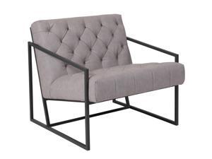 HERCULES Madison Series Retro White Leather Tufted Lounge Chair HERCULES Madison Series Retro White Leather Tufted Lounge Chair