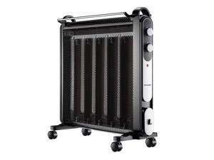 Homeleader Mica Heater, Micathermic Flat-Panel Heater, Movable Silent Energy-Saving Space Heater with Airers, Black, 1500W Homeleader Mica Heater, Micathermic Flat-Panel Heater, Movable Silent Energy-Saving Space Heater with Airers, Black, 1500W