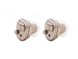2 Small Hearing Amplifiers Lightweight & Invisible Hearing Aids, by Britzgo BHA-603D Silver/Grey 2 Small Hearing Amplifiers Lightweight & Invisible Hearing Aids, by Britzgo BHA-603D Silver/Grey
