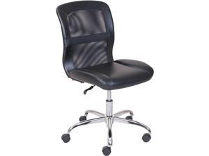 Mainstays MS55-018-039-23 Vinyl And Mesh Task Chair, Black Mainstays MS55-018-039-23 Vinyl And Mesh Task Chair, Black