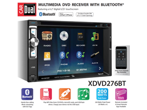 Dual XDVD276BT 6.2" LCD Touch Screen Double Din Car Stereo Dual XDVD276BT 6.2" LCD Touch Screen Double Din Car Stereo