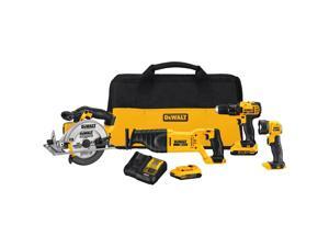 DEWALT DCK423D2 20V MAX 4-Tool Combo Kit DEWALT DCK423D2 20V MAX 4-Tool Combo Kit