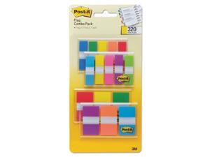 1/2" And 1" Page Flag Value Pack, Nine Assorted Colors, 320/pack 1/2" And 1" Page Flag Value Pack, Nine Assorted Colors, 320/pack