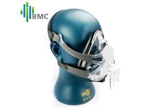 BMC FM1A Full Face Mask For CPAP Machine And Bipap Equipment COPD Snoring And Sleep Health Therapy Care Size SML Connect Face And Hose With Headgear BMC FM1A Full Face Mask For CPAP Machine And Bipap Equipment COPD Snoring And Sleep Health Therapy Care Size SML Connect Face And Hose With Headgear