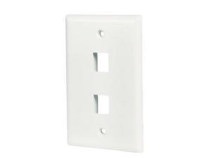axGear RJ45 Wall Plate Cat5e Cat 6 Network Cable Socket Face Plate 2 Port axGear RJ45 Wall Plate Cat5e Cat 6 Network Cable Socket Face Plate 2 Port