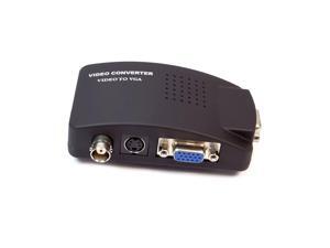 axGear BNC to VGA Converter S-Video to VGA Monitor Signal Adapter Box axGear BNC to VGA Converter S-Video to VGA Monitor Signal Adapter Box