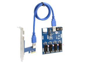 axGear PCI-E 1 to 4 Splitter 1 x PCI Express Riser Card HUB Adapter ITX to External axGear PCI-E 1 to 4 Splitter 1 x PCI Express Riser Card HUB Adapter ITX to External