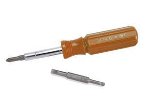 Lutz 6-IN-1O Orange Screwdriver Lutz 6-IN-1O Orange Screwdriver
