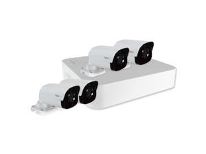 REVO America RU41B4G-1T Ultra HD 4 in 1TB NVR Surveillance System with 4 x 4 Megapixel Bullet Cameras, White REVO America RU41B4G-1T Ultra HD 4 in 1TB NVR Surveillance System with 4 x 4 Megapixel Bullet Cameras, White