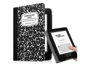 Fintie Folio Case for Amazon Kindle Paperwhite Generations Prior to 2018 - Not for All-new Paperwhite 2018, Book Black Fintie Folio Case for Amazon Kindle Paperwhite Generations Prior to 2018 - Not for All-new Paperwhite 2018, Book Black