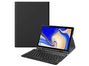 Fintie Bluetooth Keyboard Case for Samsung Galaxy Tab S4 10.5 2018 Model SM-T830/T835/T837, Slim Stand Cover Black Fintie Bluetooth Keyboard Case for Samsung Galaxy Tab S4 10.5 2018 Model SM-T830/T835/T837, Slim Stand Cover Black
