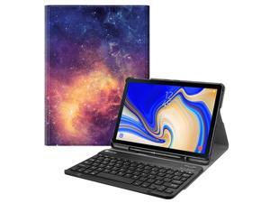 Fintie Bluetooth Keyboard Case for Samsung Galaxy Tab S4 10.5 2018 Model SM-T830/T835/T837, Slim Stand Cover Galaxy Fintie Bluetooth Keyboard Case for Samsung Galaxy Tab S4 10.5 2018 Model SM-T830/T835/T837, Slim Stand Cover Galaxy