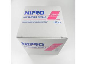 Nipro Hypodermic Sterile Needles Size 18G X 1 1/2
100 Per box Nipro Hypodermic Sterile Needles Size 18G X 1 1/2
100 Per box