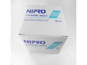 Nipro Hypodermic Sterile Needles Size 23G X 1 1/2
100 Per Box Nipro Hypodermic Sterile Needles Size 23G X 1 1/2
100 Per Box