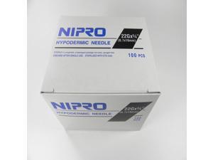 Nipro Hypodermic Sterile Needles Size 22G X 3/4
100 Per Box Nipro Hypodermic Sterile Needles Size 22G X 3/4
100 Per Box
