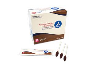 Povidone Iodine Swabsticks, 3 Swabsticks per Packet, 25 Packets Povidone Iodine Swabsticks, 3 Swabsticks per Packet, 25 Packets