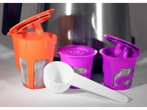 New Premium Keurig 2.0 K-Carafe Reusable Filter and Single K-Cup Reusable Filters with Coffee Scoop Kit for K200, K300, K400, K500 Series Keurig Brewer - Replaces My K-cup, Solofill, Ekobrew New Premium Keurig 2.0 K-Carafe Reusable Filter and Single K-Cup Reusable Filters with Coffee Scoop Kit for K200, K300, K400, K500 Series Keurig Brewer - Replaces My K-cup, Solofill, Ekobrew