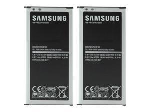 Samsung Galaxy S5 Li-ion Replacement Battery 2PK OEM Spare 2800mAh w/NFC Genuine BG900BBE Samsung Galaxy S5 Li-ion Replacement Battery 2PK OEM Spare 2800mAh w/NFC Genuine BG900BBE
