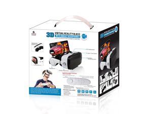 3D VR GLASS HEADSET WITH HEADPHONE & REMOTE - WHITE 3D VR GLASS HEADSET WITH HEADPHONE & REMOTE - WHITE