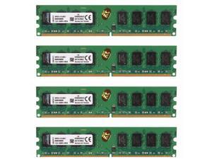 Kingston 8GB (4x2GB) PC2-6400 DDR2-800MHz Intel PC Desktop Memory DIMM SDRAM 240pin Kingston 8GB (4x2GB) PC2-6400 DDR2-800MHz Intel PC Desktop Memory DIMM SDRAM 240pin
