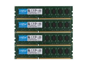 Crucial 16GB 4 x 4GB 240-Pin DDR3 PC3L 12800 SDRAM DDR3L 1600 Desktop Memory RAM Crucial 16GB 4 x 4GB 240-Pin DDR3 PC3L 12800 SDRAM DDR3L 1600 Desktop Memory RAM