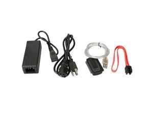 USB 2.0 to IDE SATA 2.5/3.5" Hard Drive Converter Cable + Adapter USB 2.0 to IDE SATA 2.5/3.5" Hard Drive Converter Cable + Adapter