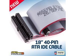 AWM 2651 VW-1 E53793 LL83498 105C 300V 28AWG 18" 40-Pin ATA IDE Ribbon Cable AWM 2651 VW-1 E53793 LL83498 105C 300V 28AWG 18" 40-Pin ATA IDE Ribbon Cable