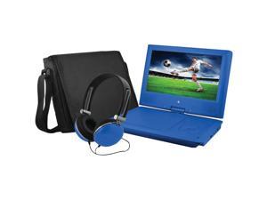 Ematic EPD909BU Ematic EPD909 Portable DVD Player - 9" Display - 640 x 234 - Blue - DVD-R, CD-R - JPEG - DVD Video, Video CD, MPEG-4 - CD-DA, MP3 - 1 x Headphone Port(s) - Lithium Polymer - 2 Ematic EPD909BU Ematic EPD909 Portable DVD Player - 9" Display - 640 x 234 - Blue - DVD-R, CD-R - JPEG - DVD Video, Video CD, MPEG-4 - CD-DA, MP3 - 1 x Headphone Port(s) - Lithium Polymer - 2